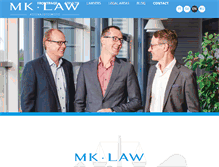 Tablet Screenshot of mklaw.fi