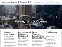 Tablet Screenshot of mklaw.com